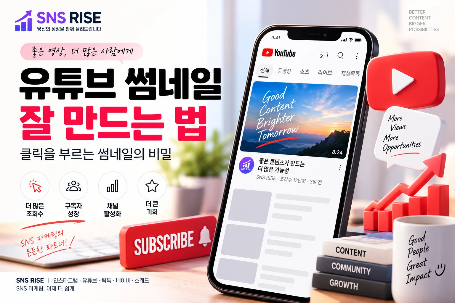 유튜브 썸네일 만들기｜조회수를 높이고 싶다면 먼저 바꿔야 할 7가지