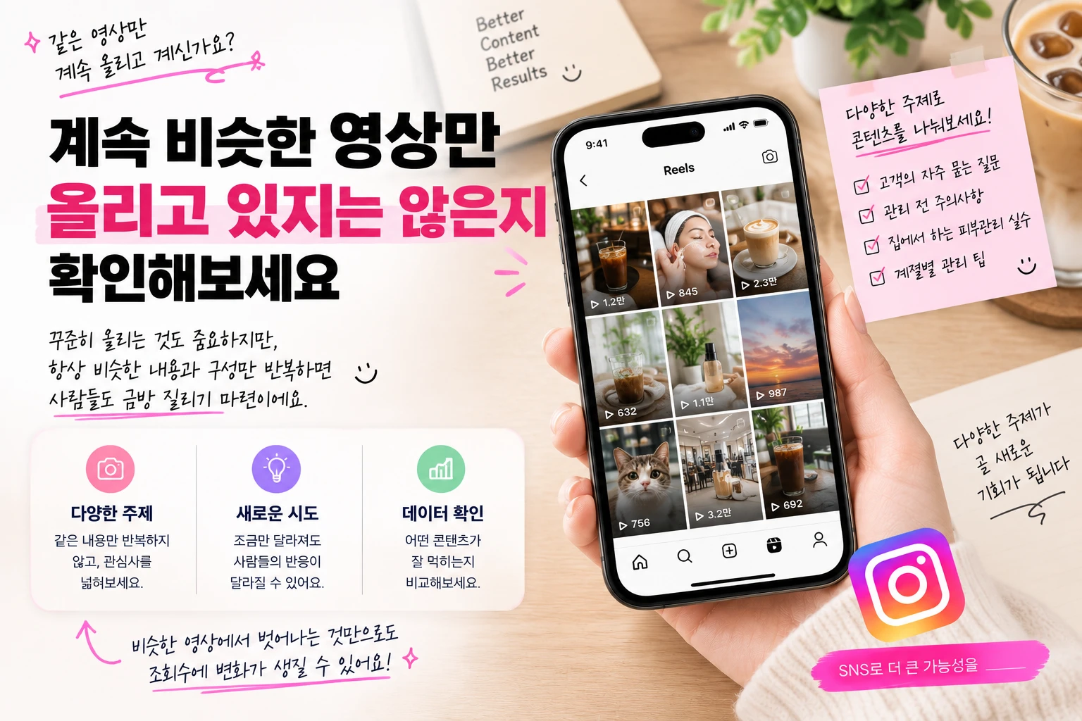 인스타 릴스 조회수 안나옴, 조회수가 낮을 때 먼저 확인할 것